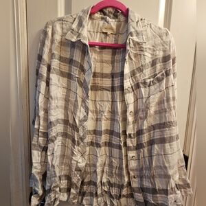 women flannel shirt.